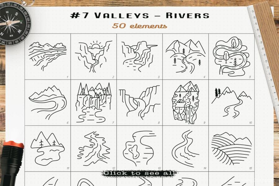 25xt-160238 Valleys-Rivers-Icons-Set-Line-Art-Graphics-Symbolsz2.jpg