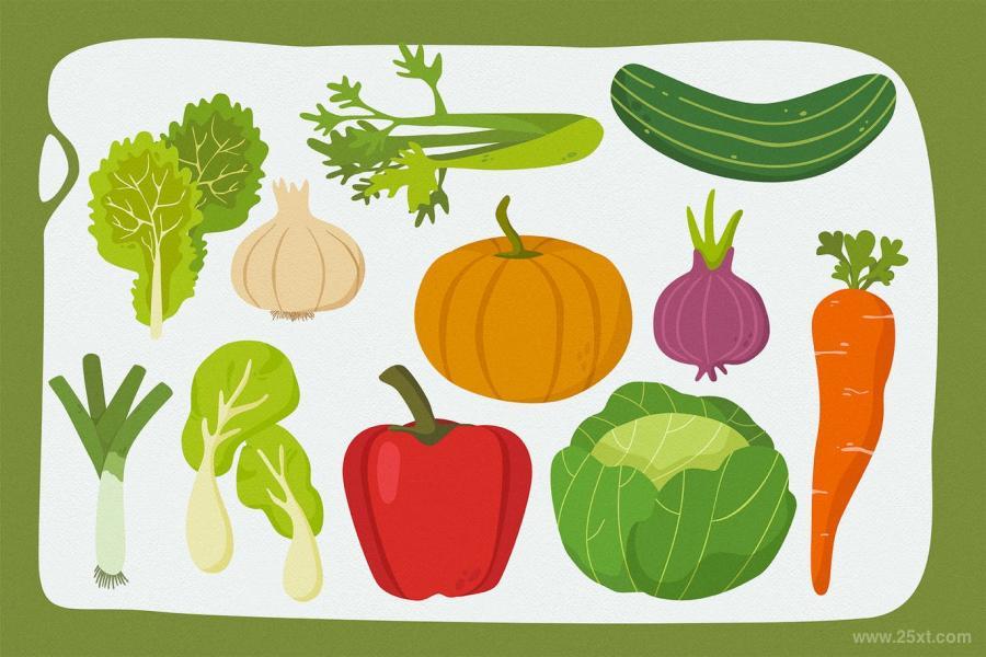 25xt-170587 Cute-Iconic-Fresh-Vegetables-Vector-Clipart-Packz3.jpg