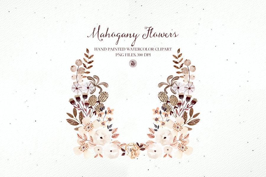 25xt-161197 Mahogany-Flowers---watercolor-clipart-and-framesz3.jpg