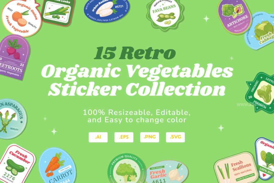 25xt-162601 Retro-Organic-Vegetables-Sticker-Collectionsz2.jpg