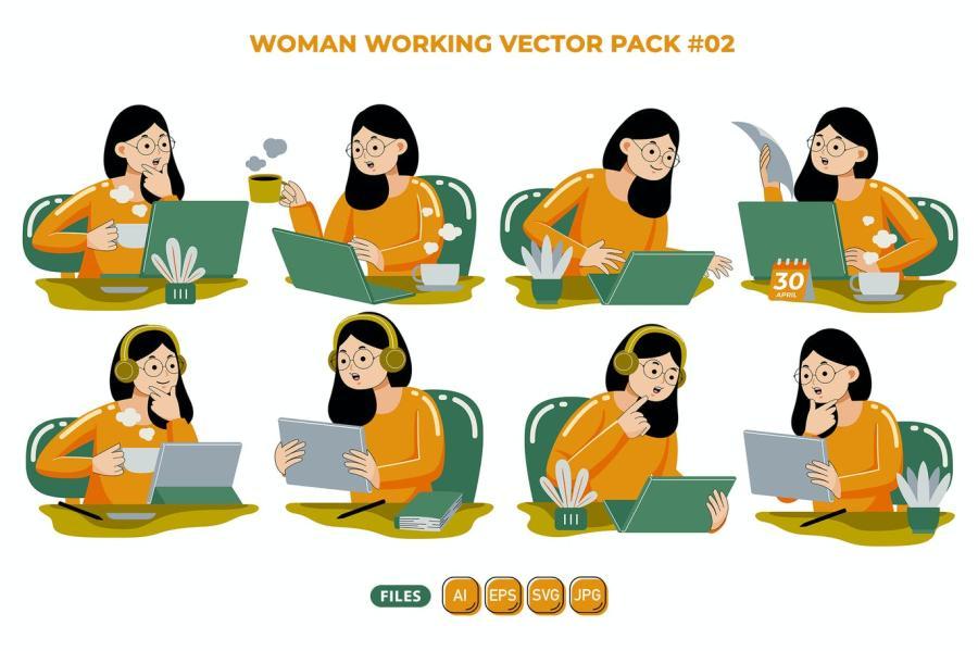 25xt-487979 Woman-Working-Vector-Pack-02z2.jpg