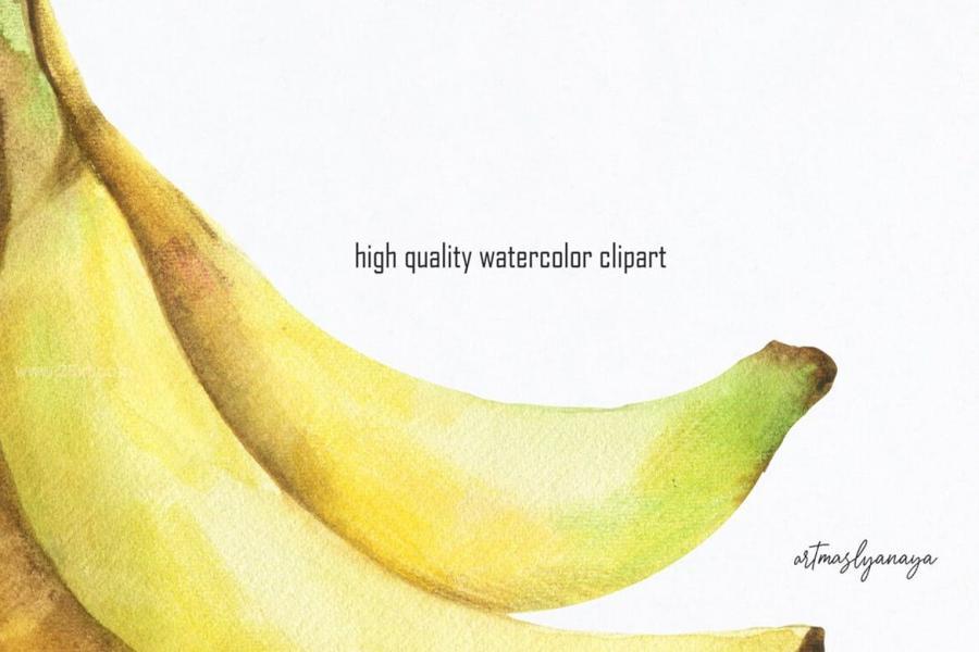 25xt-488652 Watercolor-Clipart-Banana-Exotic-fruitz6.jpg
