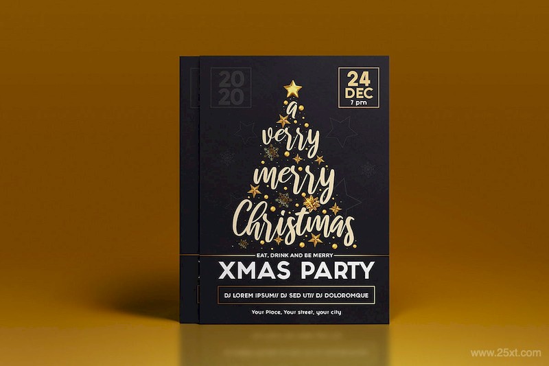 Set of 16 Christmas and Happy New Year Party Flyer-5.jpg
