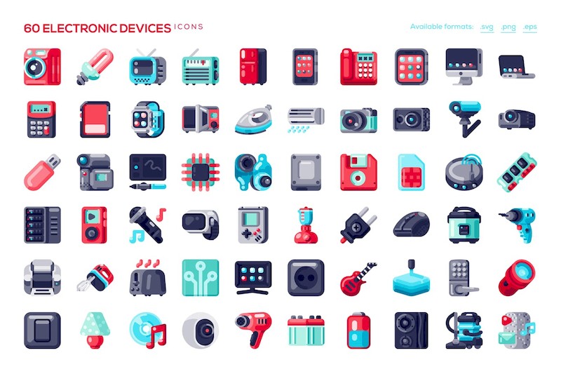 60 Electronic Devices Icons.jpg
