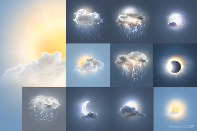 Photo Realistic Weather Icon Set-4.jpg
