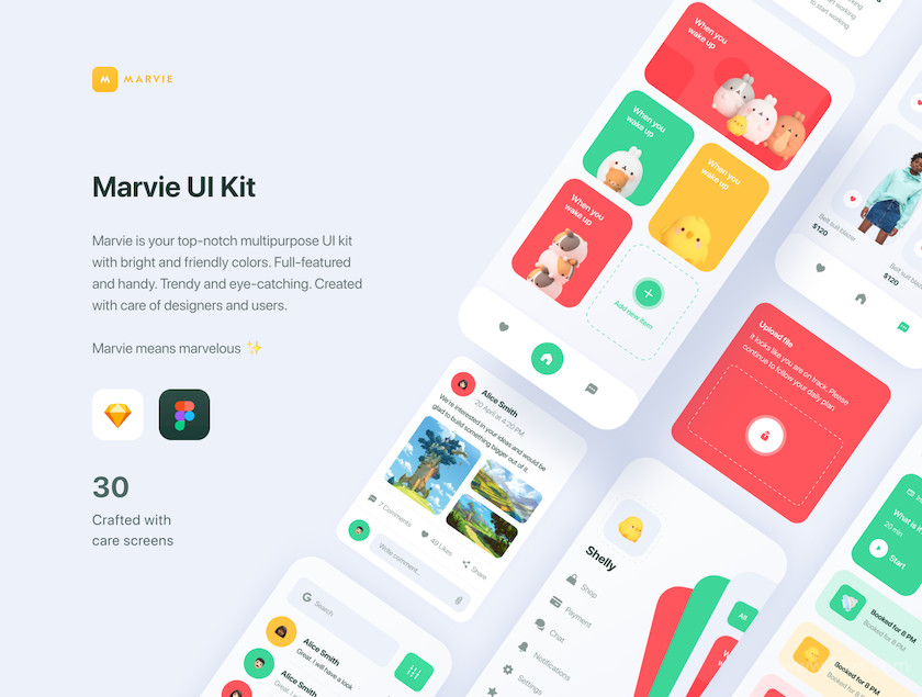 483586 Marvie iOS App UI Kit2.jpg