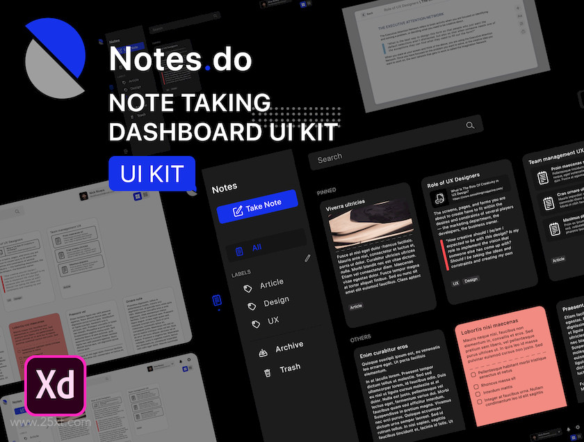 25xt-483815 Notes.do Notes Taking Dashboard UI Kit3.jpg