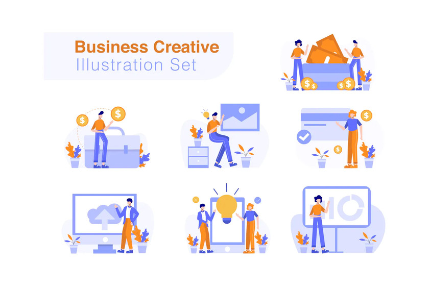 25xt-484221 Business Creative Illustration Set.jpg
