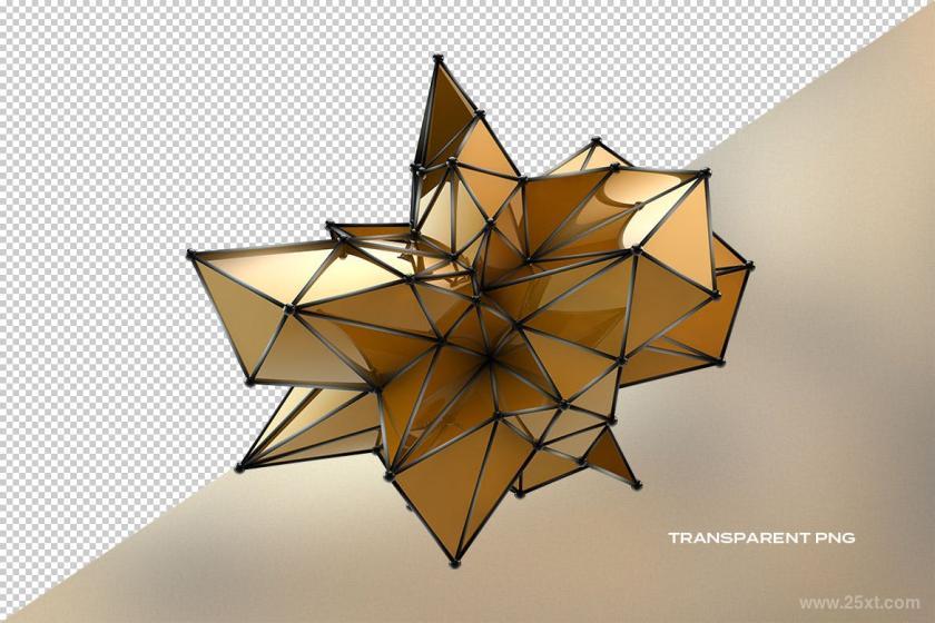 25xt-484439 3D Plexus Structure Transparent PNG Objects	3.jpg