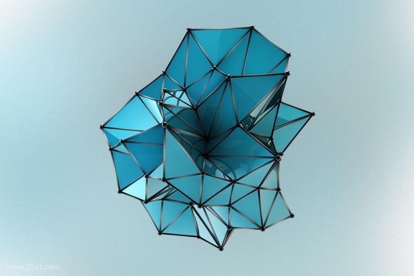 25xt-484439 3D Plexus Structure Transparent PNG Objects	12.jpg