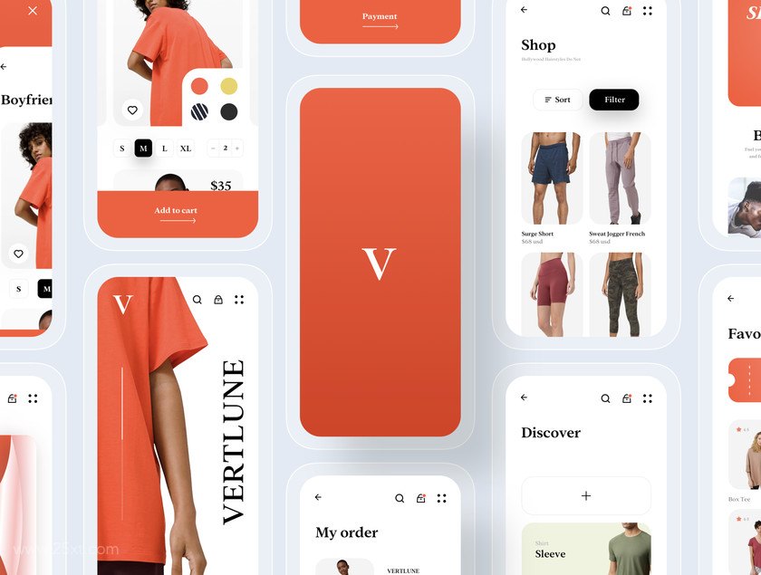25xt-484676 Verlune fashion eCommerce app UI Kit4.jpg