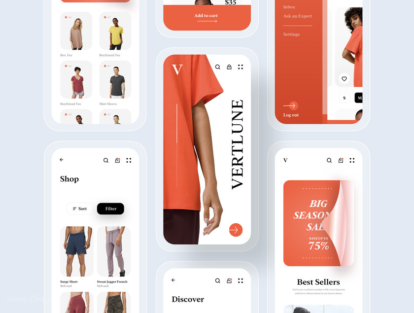 25xt-484676 Verlune fashion eCommerce app UI Kit2.jpg