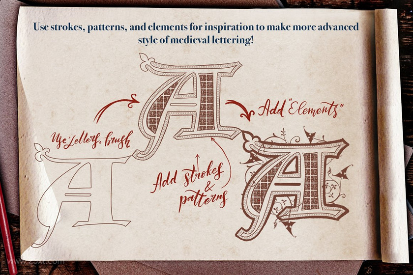 25xt-484717 Medieval Manuscript Creator Kit3.jpg
