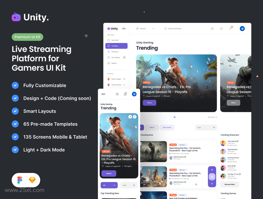 25xt-485090 Unity Dashboard Kit — Gaming 1.jpg