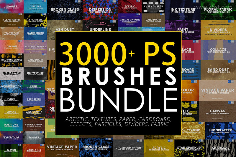 25xt-485116 3000 Photoshop Stamp Brushes Bundle-1.jpg