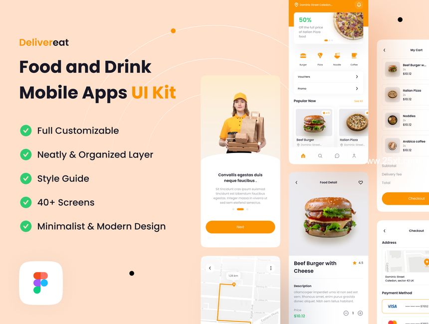 25xt-486987-Delivereat - Food and Drink Mobile Apps UI Kit1.jpg