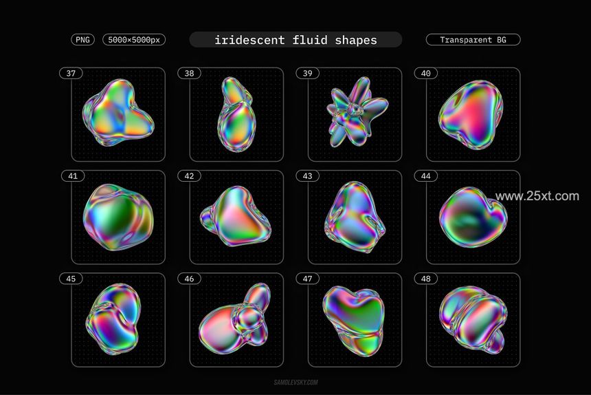 25xt-487766-Iridescent fluid 3D shapes pack8.jpg