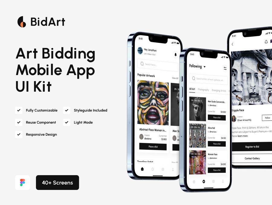25xt-161932-BidArt - Art Bidding Mobile App UI Kit1.jpg
