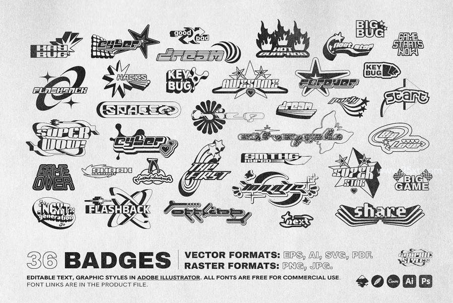 25xt-162242-Y2K 240 Shapes Badges Graphic Styles3.jpg