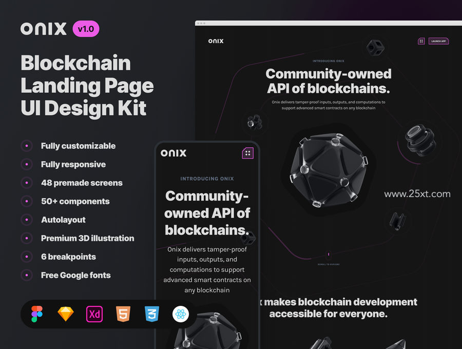 25xt-162298-Onix Blockchain Landing Page UI Design Kit1.jpg