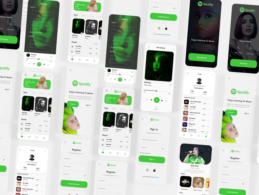 25xt-163507-Spotify Redesign - Free Ui Kit (Light).jpg