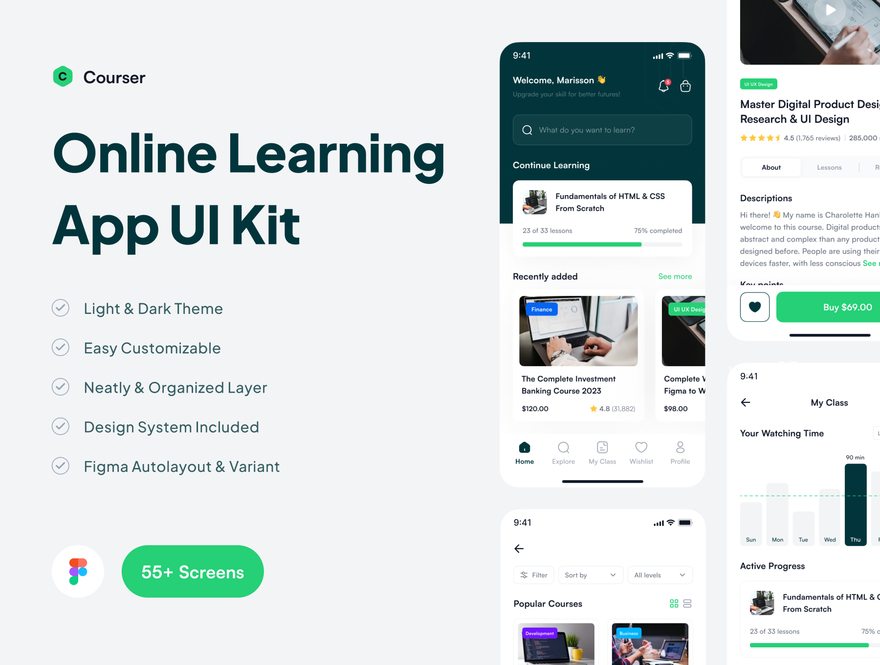 25xt-164613-Courser - Online Learning App UI Kit1.jpg