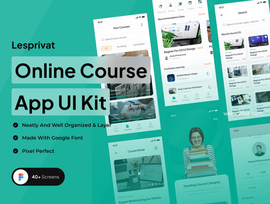 25xt-164798-Lesprivat - Online Course App UI Kit1.jpg