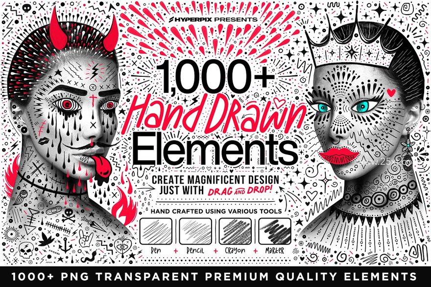 25xt-165115-Hyper Hand Drawn – 1,000+ PNG Hand Crafted Elements1.jpg