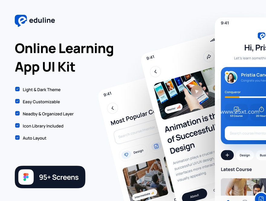 25xt-165687-Eduline - Education & Online Learning App UI Kit1.jpg
