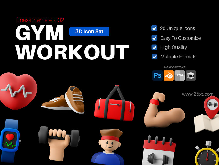 25xt-165988-3D Icon Set - Fitness And Gym Workout Theme1.jpg