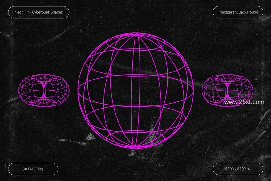 25xt-166008-Neon Pink Cyberpunk Shapes3.jpg