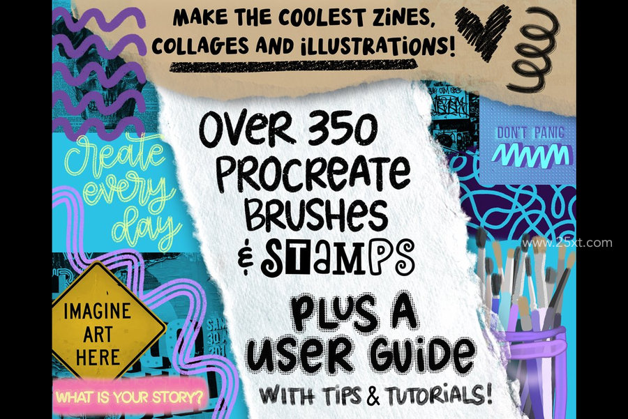 25xt-174805-Procreate Zine Kit with 350 Brushes10.jpg