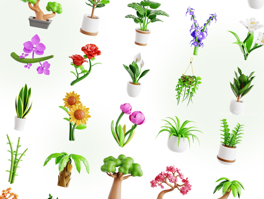 25xt-175491-Plants 3D Icon Set 5.jpg
