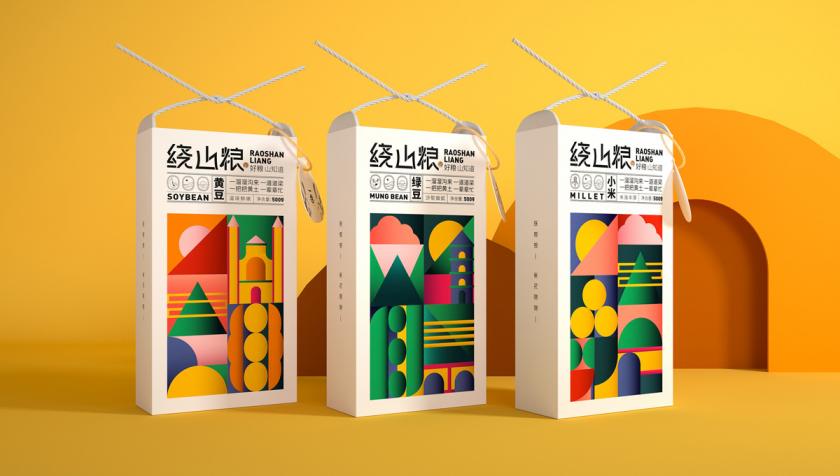 地域腔调！杂粮品牌VI设计