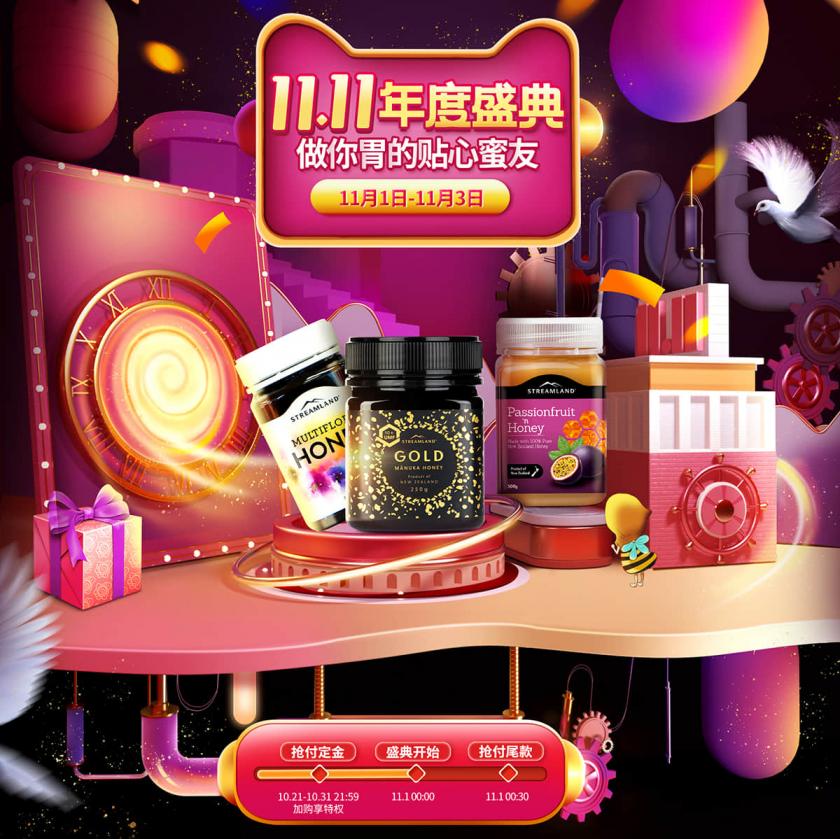 火热持续！15张蜂蜜主题惊喜甜蜜banner