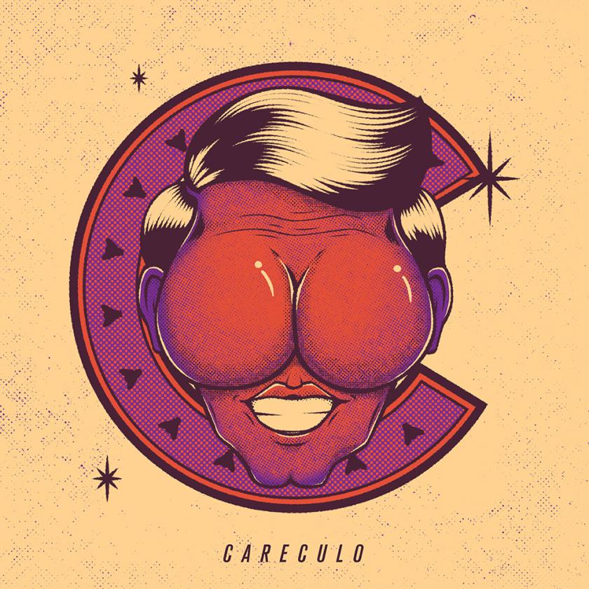 趣味动物！36款复古插画字体设计