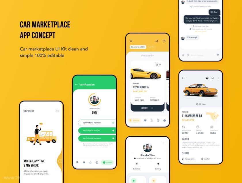 25xt-126413 tmrwcarCarMarketplaceUIKitz3.jpg