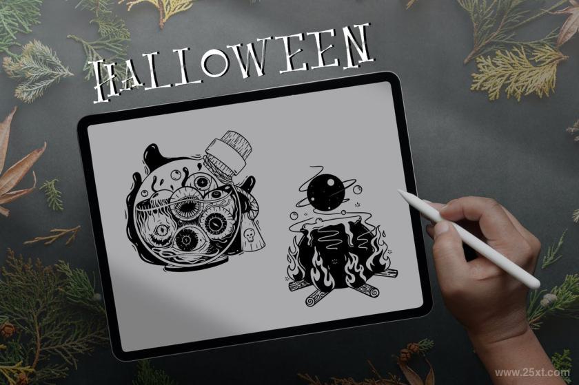 25xt-612307 HalloweenIllustrationStampBrushProcreatez3.jpg