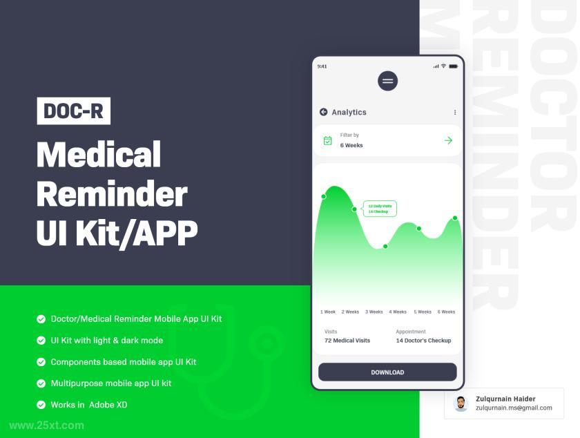 25xt-126636 Doc-RDoctorMedicalReminderUIKitz3.jpg