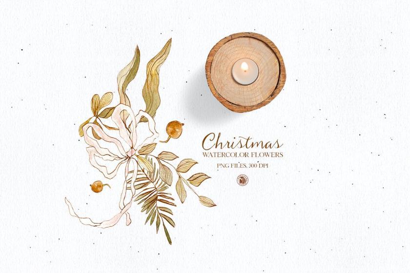 25xt-126657 Christmasflowerswatercolorclipartz4.jpg