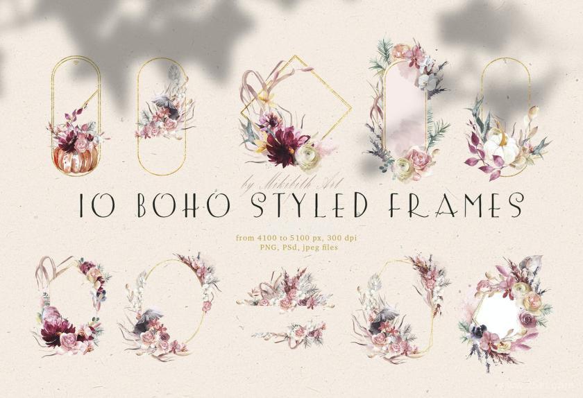 25xt-126753 Bohostylishframesandelements57PNGz3.jpg