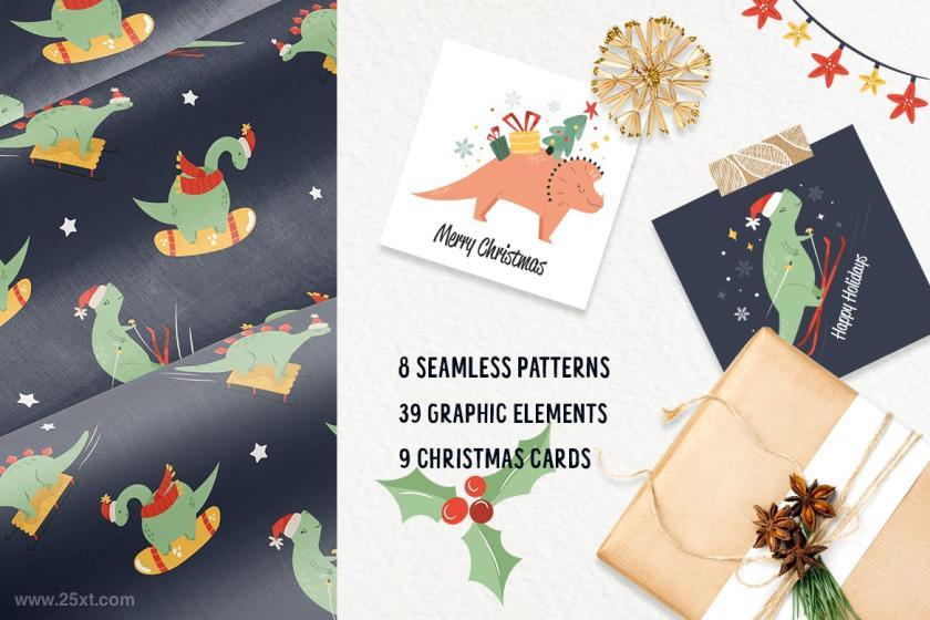 25xt-126756 ChristmasDinosaursPrints,Patterns,Iconsz7.jpg