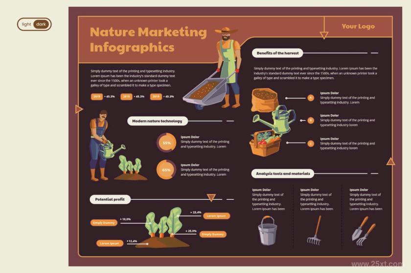25xt-126831 InfographicChartElementsforEcologyNature02z4.jpg