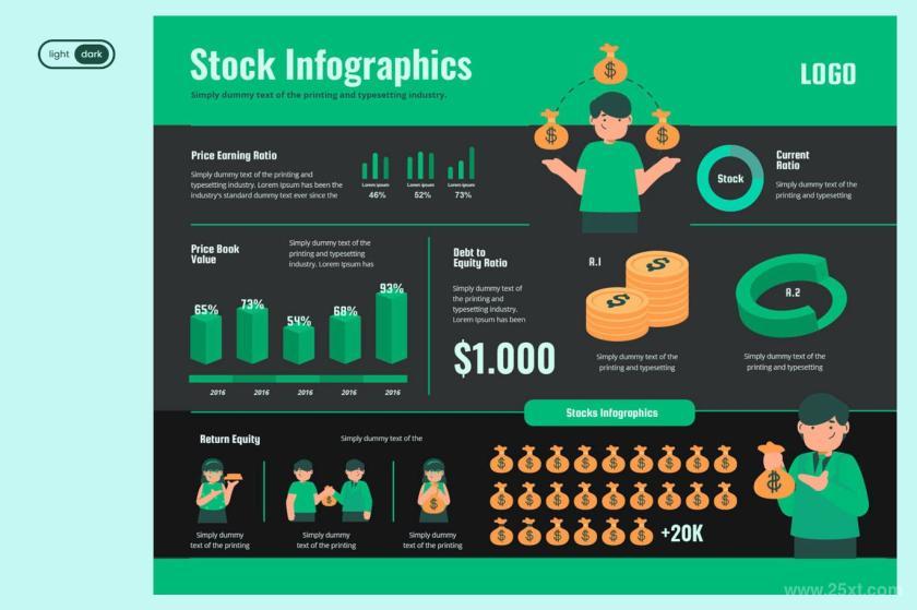 25xt-126832 InfographicChartElementsforFinanceV04z4.jpg