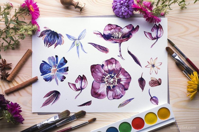 25xt-612355 WatercolorFlowersPackz4.jpg