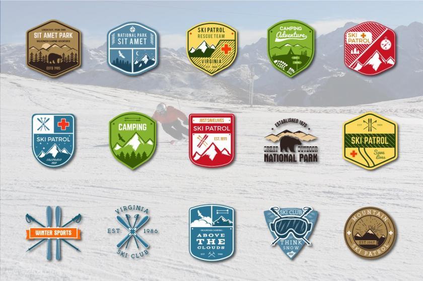 25xt-126987 MountainSkiPatrolLogoCampingBadgesz3.jpg