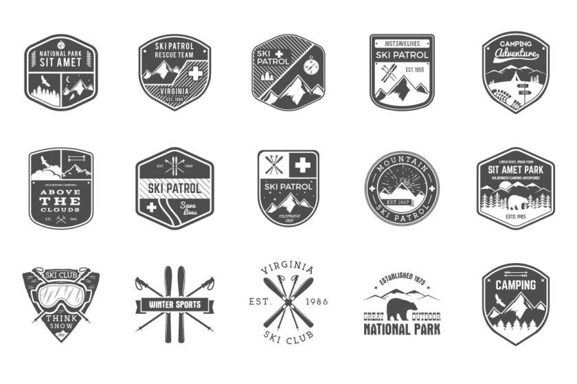 25xt-126987 MountainSkiPatrolLogoCampingBadgesz5.jpg