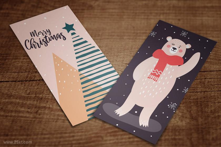 25xt-155492 SetofflatmodernhanddrawnChristmascardsz5.jpg