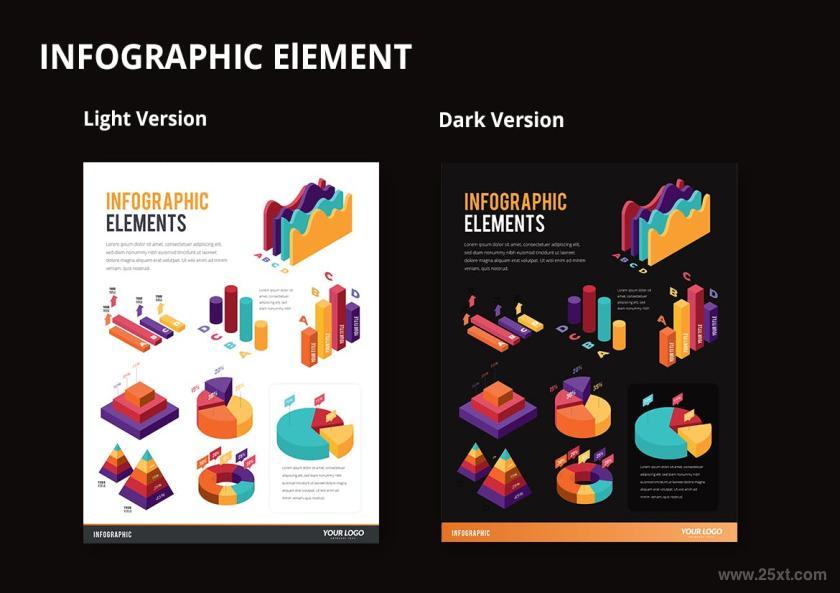 25xt-126552 InfographicChartElementsforBusinessV45z3.jpg