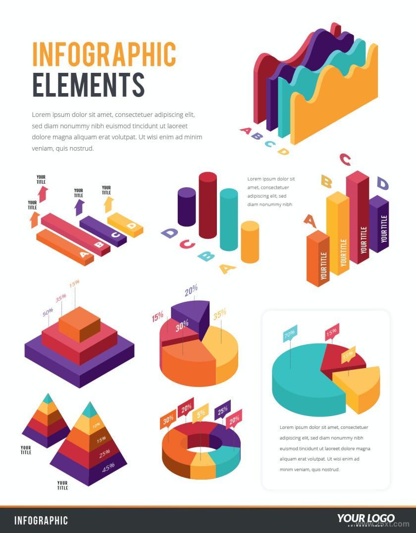 25xt-126552 InfographicChartElementsforBusinessV45z5.jpg